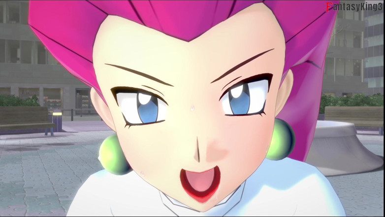 Fantasy king: Jessie Rocket在公园里口交 - Poketmonster