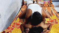Desihotcouple: インドのホットな妻、自家製のアソコ舐めフェラチオ ファッキング