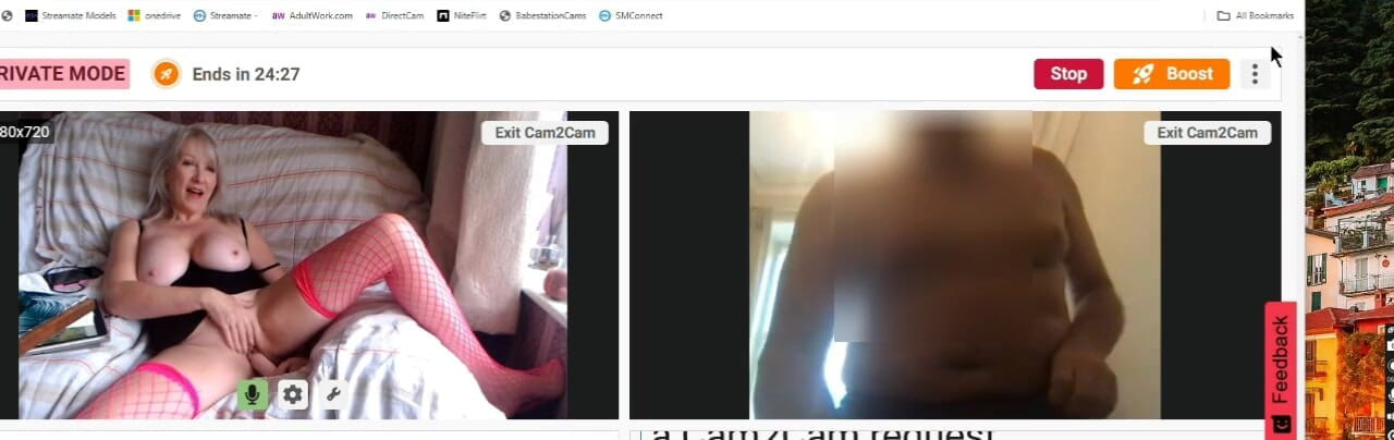 British Cougar: Cam zu kamera, er bringt mich zum kommen