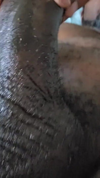 오후의 흑인 대물 자위