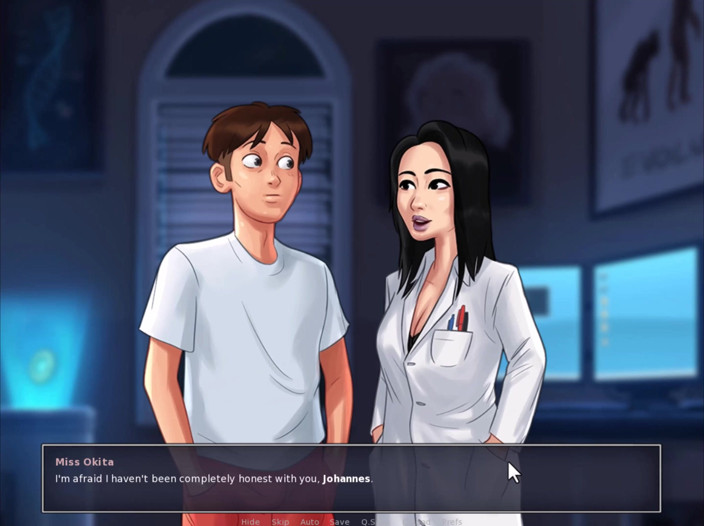 Johannes Gaming: Summertime saga: y tá đã sục cu cho tôi.