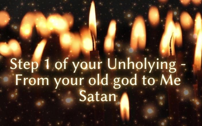 Goddess Misha Goldy: Krok 1 tvého nepokřivování - Od tvého starého Boha ke mně Satan