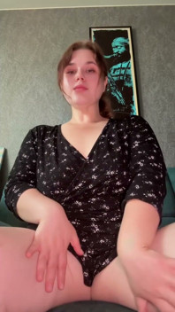 Redheaded Female Student with a Pink Pussy and Cute Feet