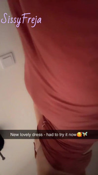 Sissyfreja in New Sexy Dress