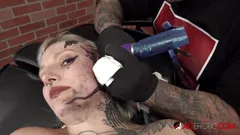 River Dawn Ink gets 5 face tattoos and fucks a big hard cock