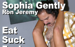Edge Interactive Publishing: Sophia Gently et Ron Jeremy mangent une baise, éjaculation, gmcv0796