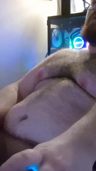 Chubby Guy Masturbates When He's Home Alone
