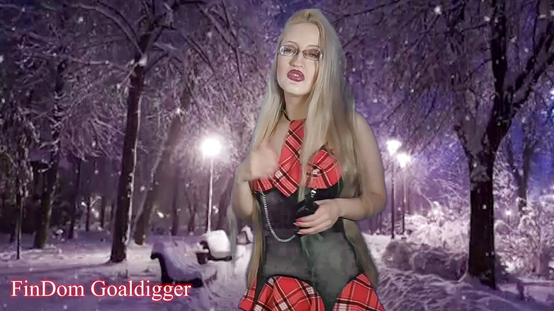 FinDom Goaldigger: Lekcja czystości wytrysk w czystości