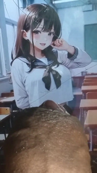 Podíval se na mě, když mě třel