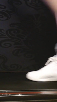 Reebok prinzessin turnschuhe rüschen socken beim gehen