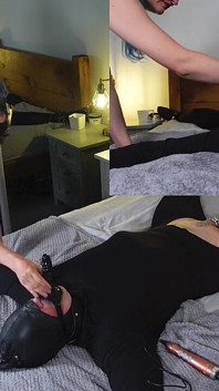 Nasse muschi dildo Würgeritt