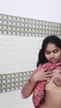 Real Indian Couple Hot Sex in Red Dress - Blowjob, Deepthroat, Missionary & Doggy with Cum on Breasts