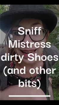 You deserve to be my sniffing sub