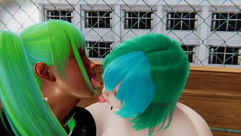 Yaoitube: 2 Yaoi Femboys Honění na střeše