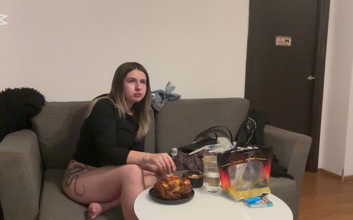 NipsAndStrips: Eating a Whole Chicken While Farting