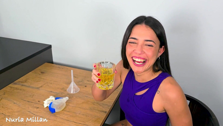 Nuria Millan: Piss Plugged and Guzzling