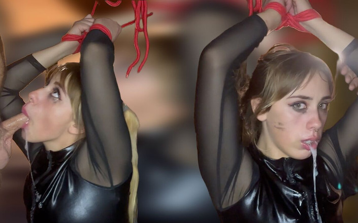 Raxxxbit: Duro rosto desleixado fode profundo, gozada interna