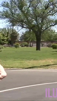 After basketball small tits teen fucked with a facial