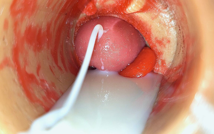 Creme sperm: Сперма С Большой Порцией Спермы. Отличная Внутренняя Камера. 4K