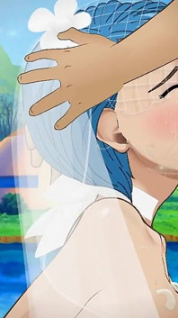 Bulma nedbalý facefuck ve svatebních šatech