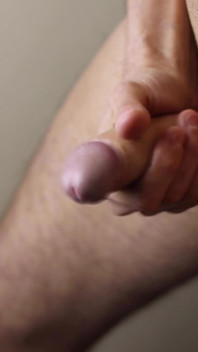 POV mężczyzna masturbacja z bliska kutas wanking