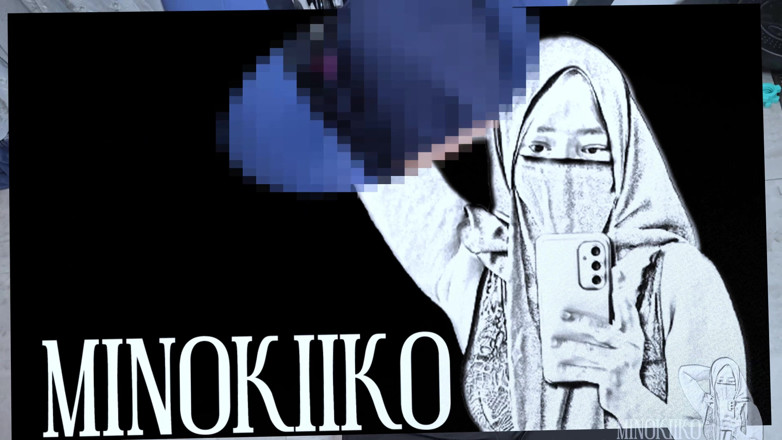 Minokiiko: Asiatisk hijabflicka fast vid fitnessverktyg och fick sperma i ansiktet...