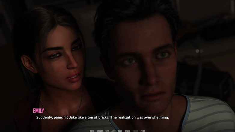 3D Cartoon Porn: Domino Beach 2: la fatiosa passeggiata notturna di jhon con Emily