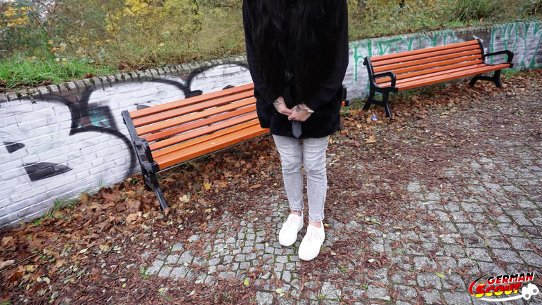 German Scout: German Scout - Pink Bush Saggy Tits Girl Alexa Throat Pick...