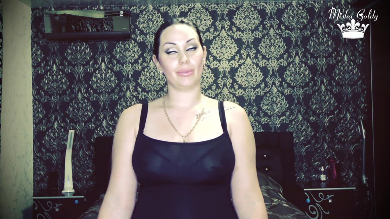 Goddess Misha Goldy: Adorare puternică a mușchilor! Motivație sportivă pentru un ratat jalnic...