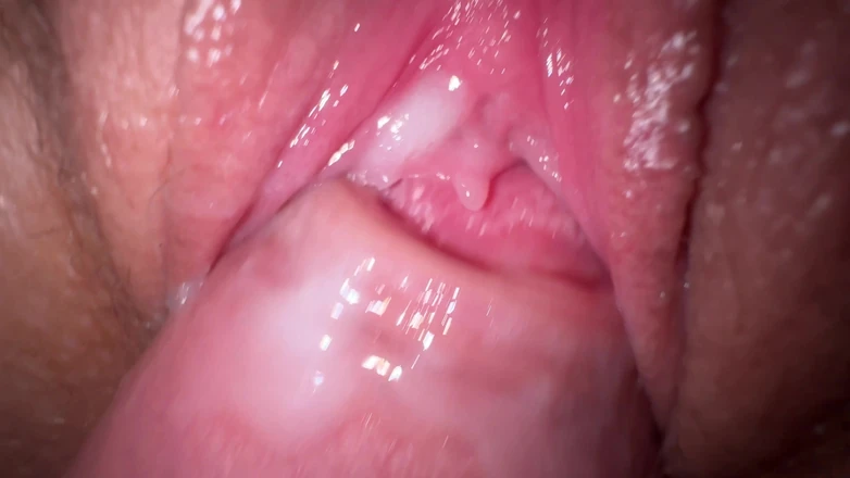 Kinky Mia: Close up fuck with teen stepsister, tight creamy pussy