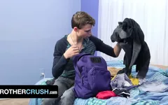 BrotherCrush - Horny Stud Tricks And Hardcore Fucks His Innocent Stepbrother's Asshole POV Style