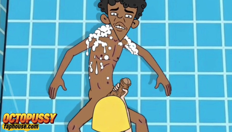 Octopussy Lovers Club: Sex-hungry Stepmom Joins Her Stepson in the Shower. Cartoon