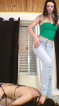 Feet Fight Domination Blows - Lezdom Girls Fights