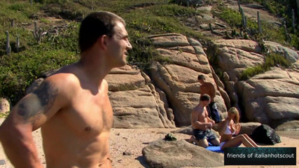 Italian hot scout and friends: wundervoller outdoor-vierer mit einer tollen muschi und drei geilen männern