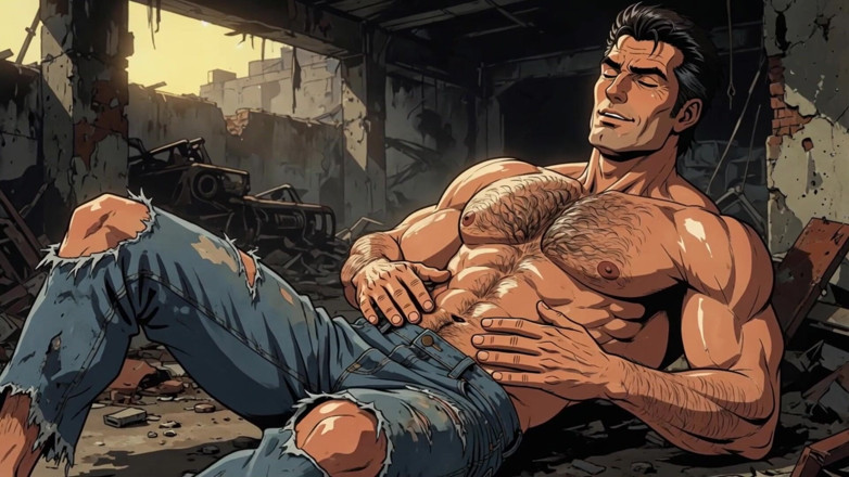 Erotic Man: แอนิเมชั่นผู้ชายหน้าอกขนดก
