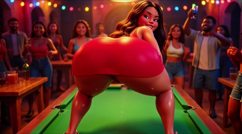 My night collection: Une favelada mince et sexy avec un gros cul danse...
