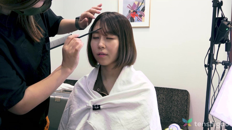 Tenshigao Backstage: 青山くるみ バックステージ
