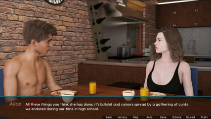 Visual Novels: Summer scent part 5 (stepsister route)
