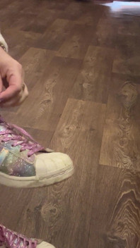 My Sneakers and I'm Wet and Im so Horny!