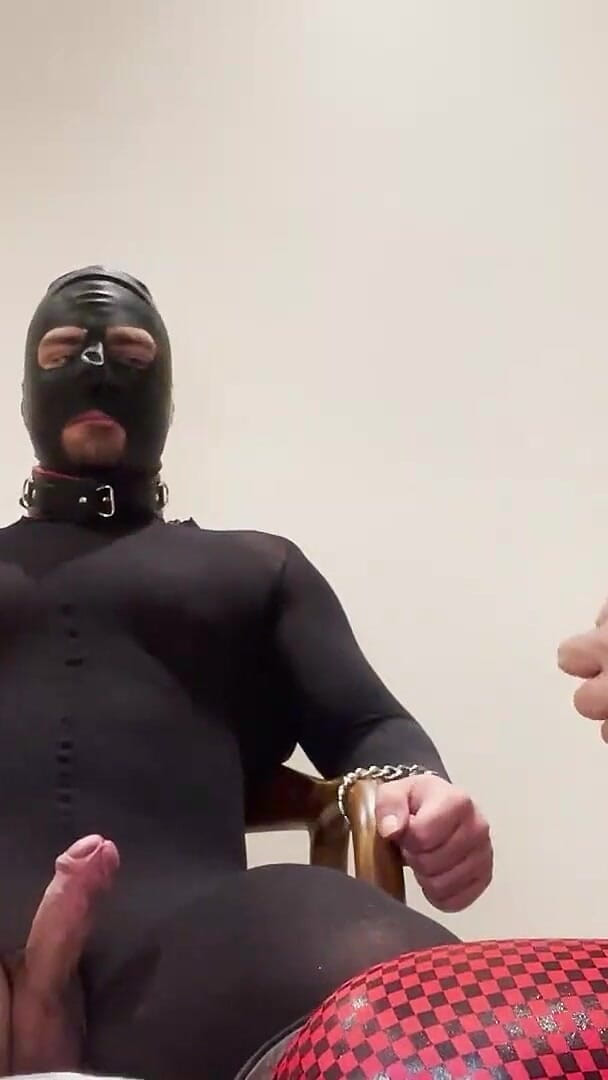 DominaFireOfficial: Cbt Edging Play with Inflatable Gag