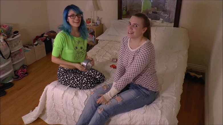 Selfgags classic: Turning Alex Into a Mummy