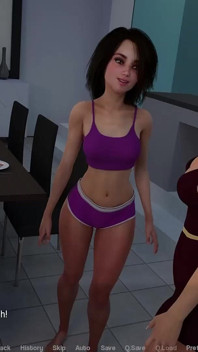 Lily precisa de uma buceta gozada para que você a prenha - longe de casa - jogo pornô 3D