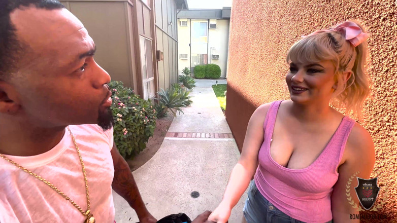 Rome Major: Rome Major rails hot honey blonde and creampies her