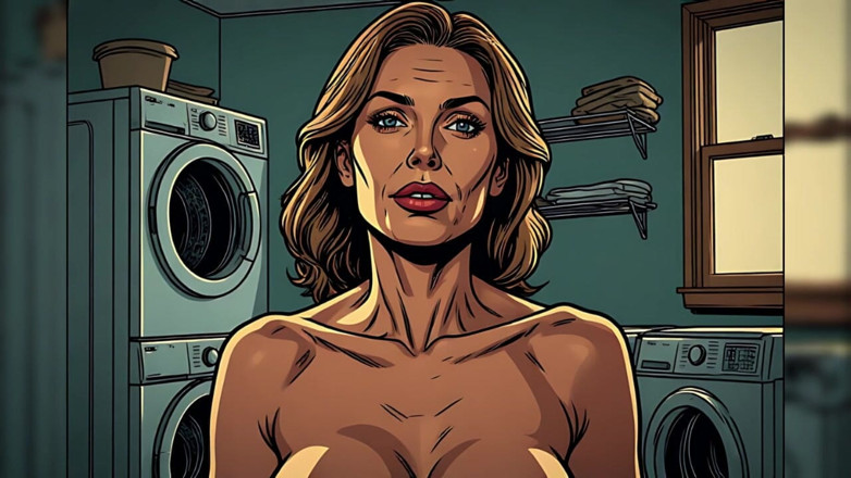 AI Porn: Laundry Day Nudes