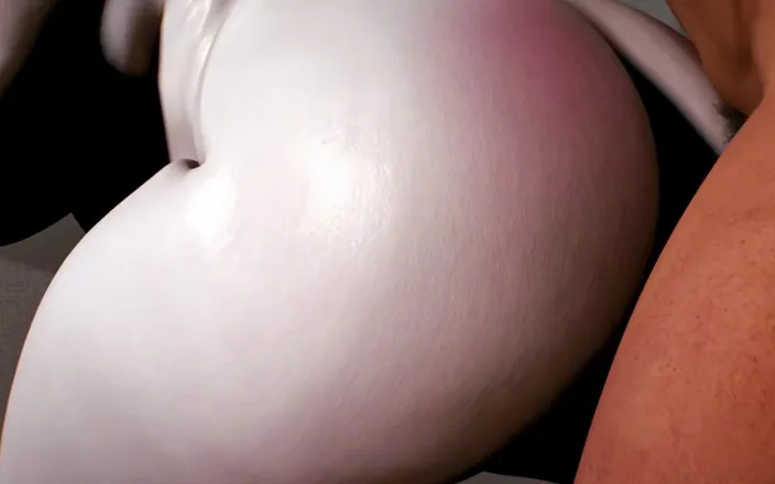 Why fuck so hard: 3D BBW Asian Slut Naked Her Huge Tits Got Fucked...