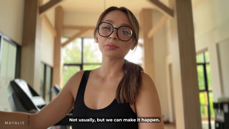 Lily Cute: První sezení roztomilého fitness trenéra je divoké!