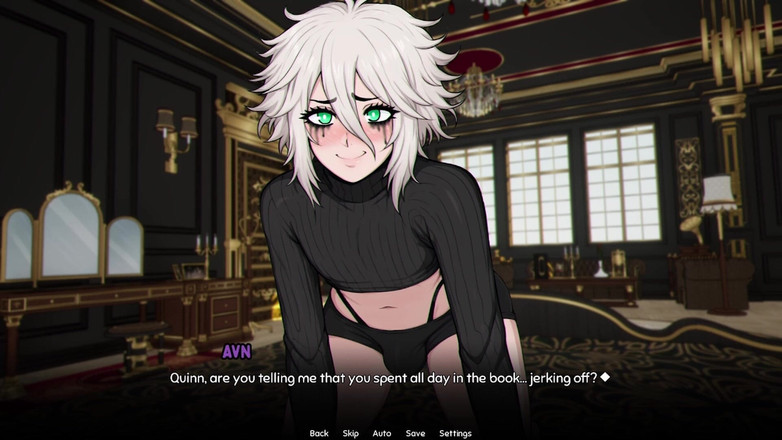 AVN teller - trans: Strašil femboyem # 10 - Goth Femboy saje můj velký penis suchý šťavnaté sperma