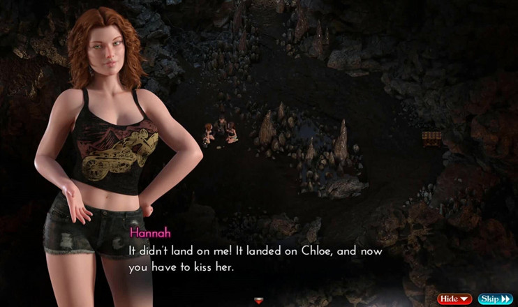 Dirty GamesXxX: Řád Genesis: Děvka zrzavá hlava dělá nezbedné věci v jeskyni...