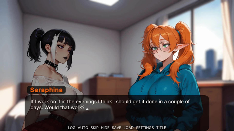 Futavision: ชีวิตของ Seraphina: สาวดุ้นเอลฟ์และรูมเมทสาวเซ็กซี่ของเธอ - ตอนที่ 4