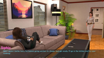 Visual Novels: A wife and stepmother part 63 - sucking wife's feet